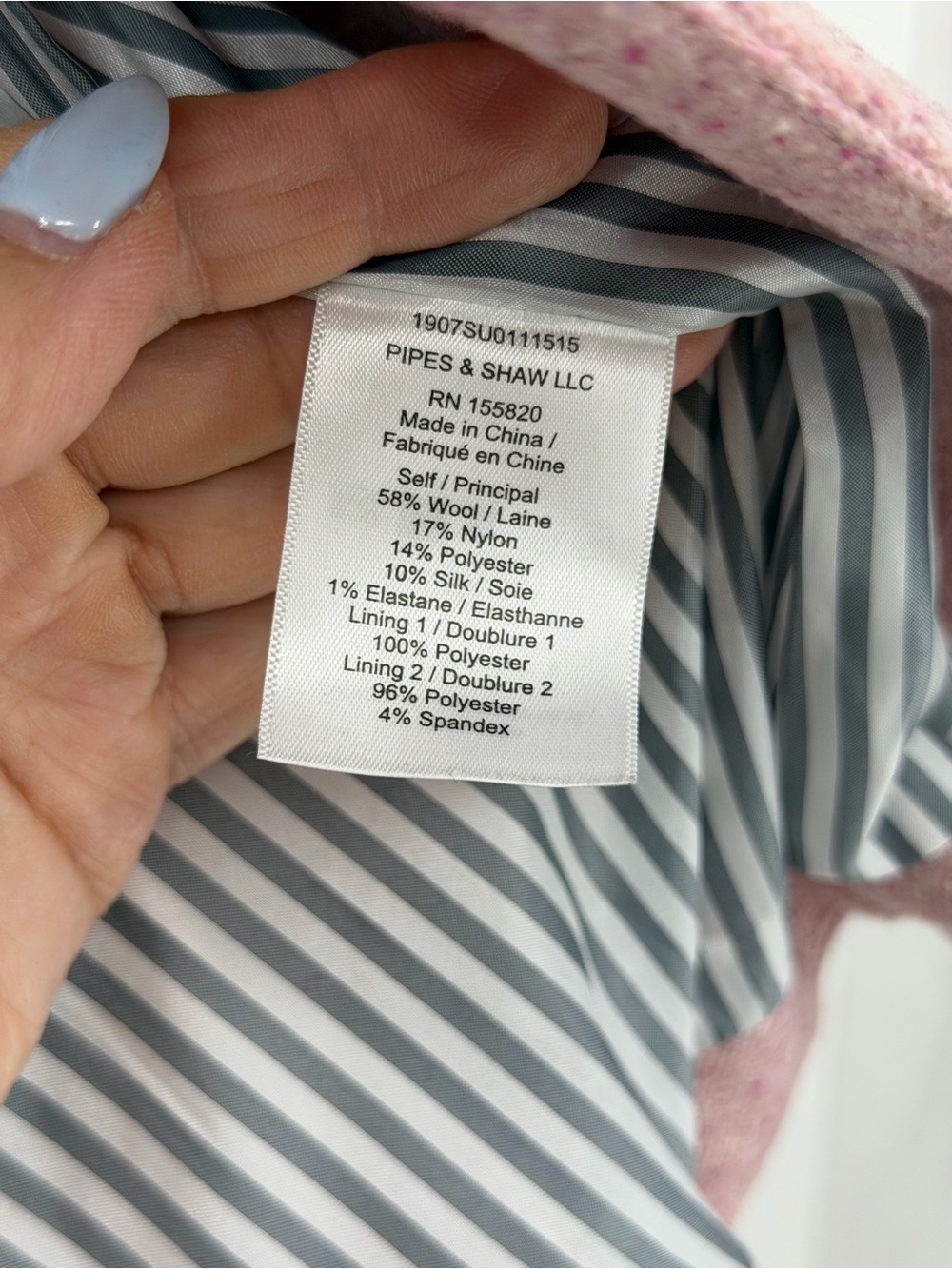Veronica Beard Steele Heather pink single button Dickey jacket - Picture 7 of 9